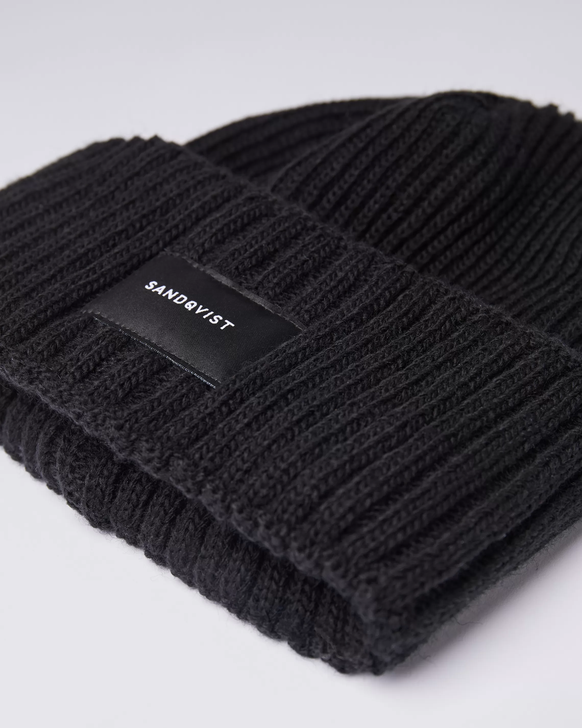 Sandqvist Knitted Cap Black Fashion